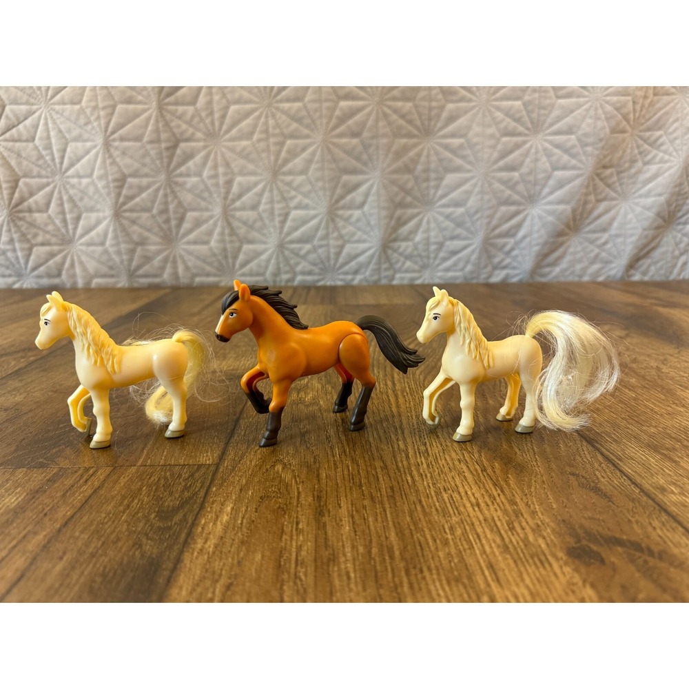 Mcdonalds Spirit Riding Free Happy Meal Toy Horse Figure Lot Chica Brushable Lot